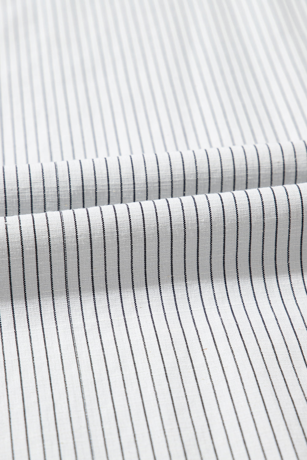 Weißer streifen gerollt registerkarte ärmel geknöpft plus größe shirt