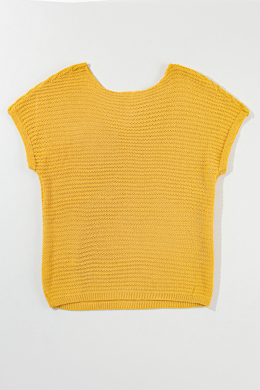 Ginger solid locker gestrickter pullover mit kurzen dolman-ärmeln