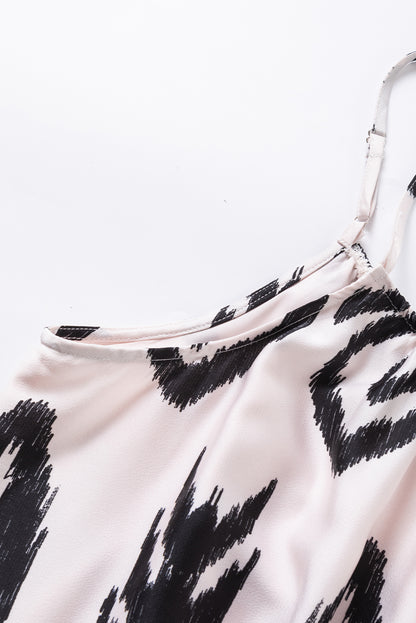 Schwarzes Western Azteken bedrucktes Sommerkleid für den Urlaub