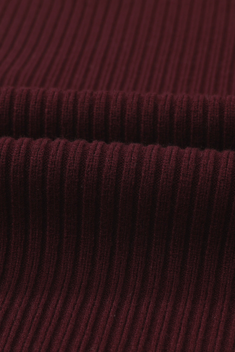 Mineral red patch pocket ribbed knit short sleeve pullover