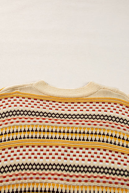 Khaki geknöpfter v-ausschnitt gekürzte strickjacke