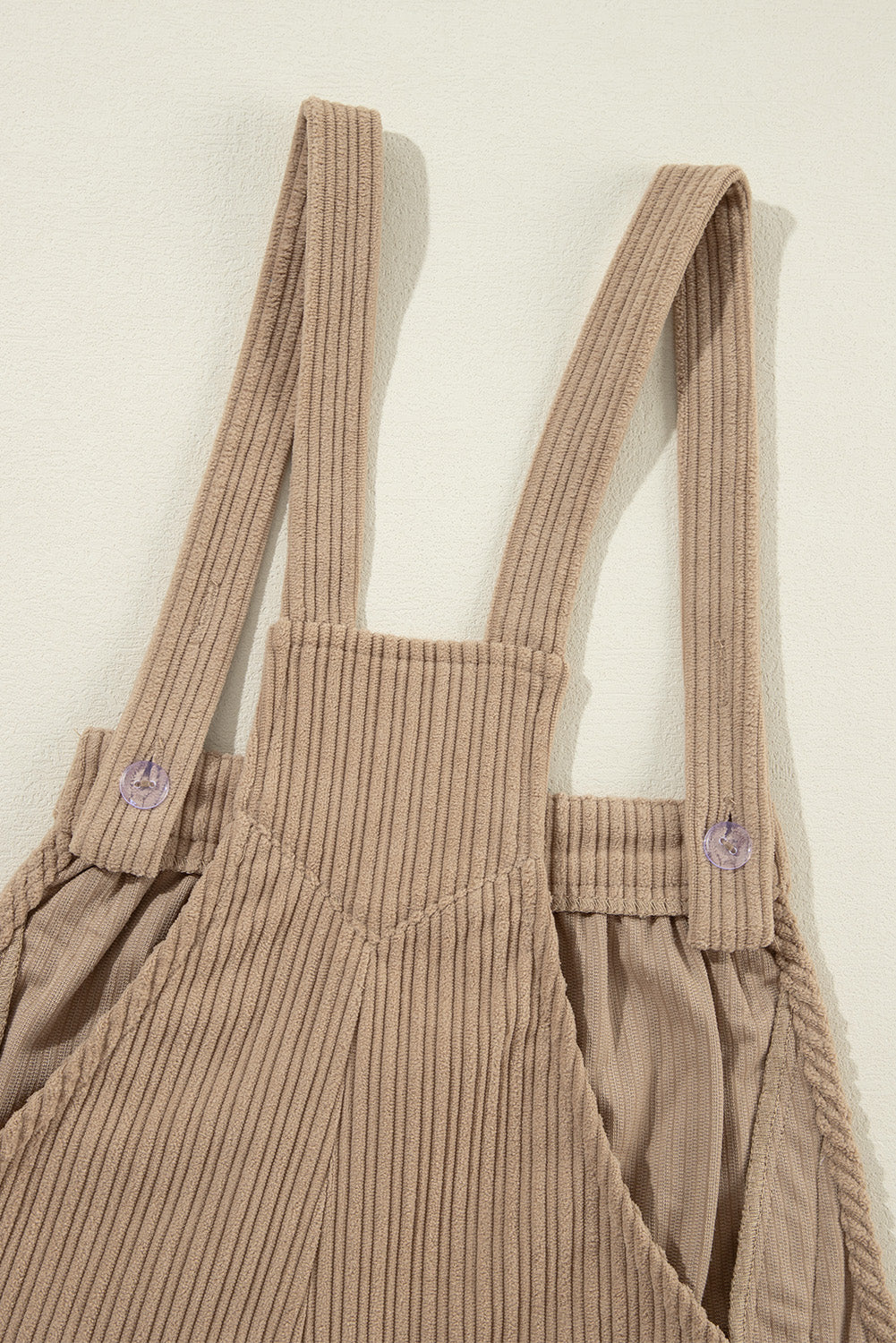 Grauer morn solid pocketed loose fit cord overall