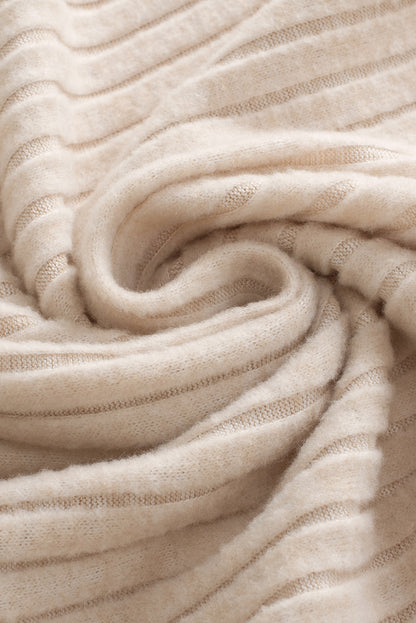 Pergamentfarbener gerippter kurzarm-overall mit weitem bein