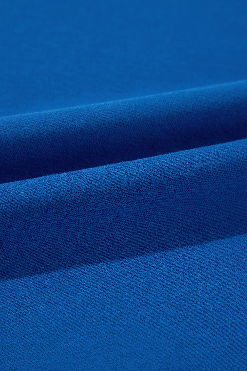 Himmelblau farbe block rand ballon ärmel plus größe pullover