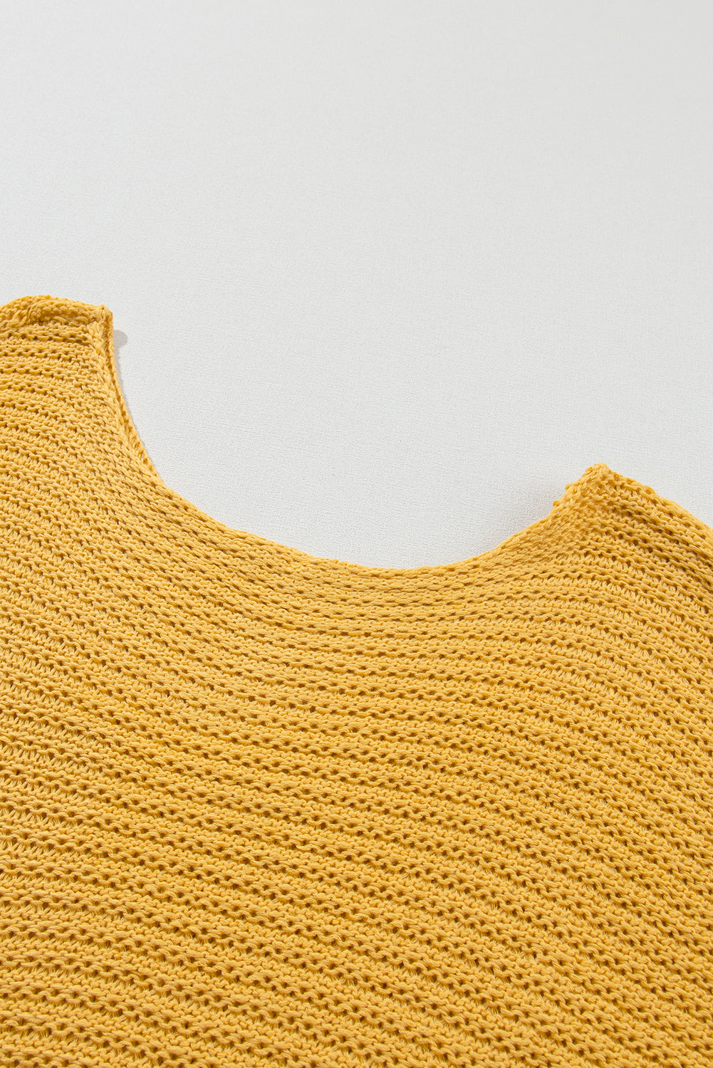 Ginger solid locker gestrickter pullover mit kurzen dolman-ärmeln